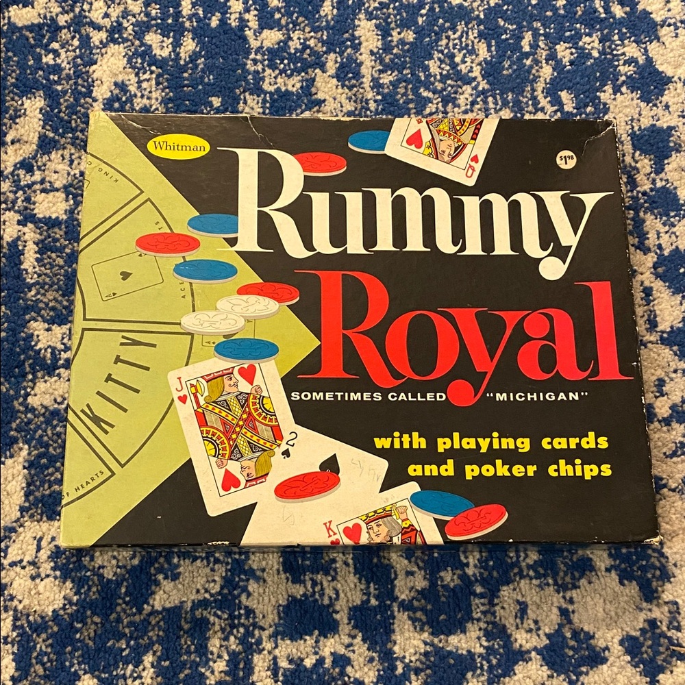 1959 Whitman Rummy Royal Card Game Set - Michigan - Picture 4 of 4